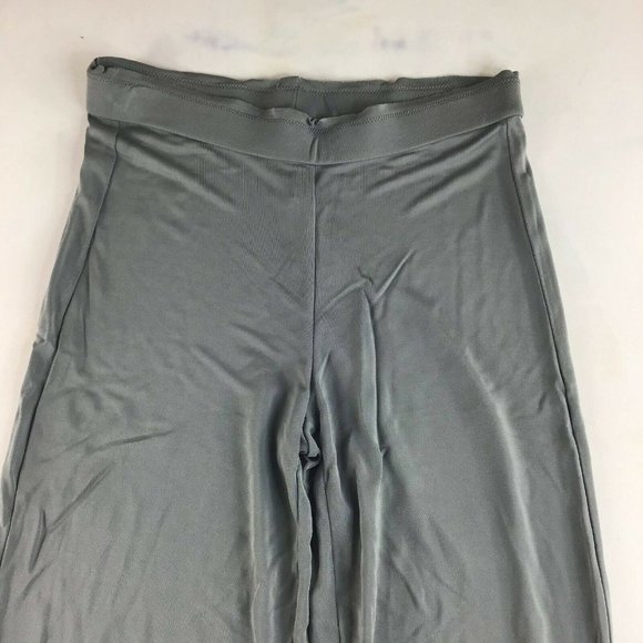 Pier Antonio Gaspari Womens Flared Leg Pants Gray Size Small - Picture 2 of 10